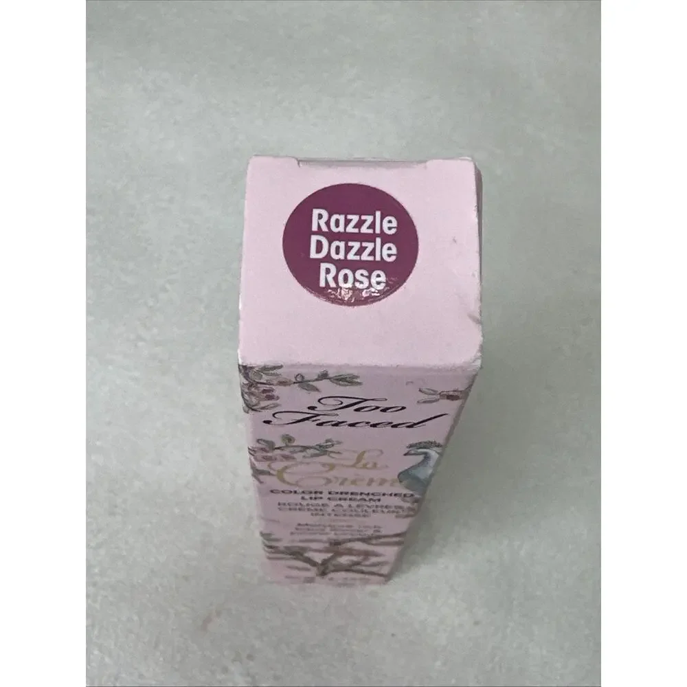 Too Faced RAZZLE DAZZLE ROSE La Creme Lipstick (0.11 oz.) NWB Hard To Find